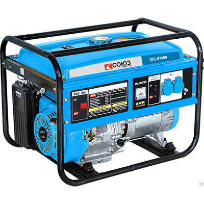 Генератор бензиновый СОЮЗ ЭГС-87400 Генератор бензиновый СОЮЗ ЭГС-87400