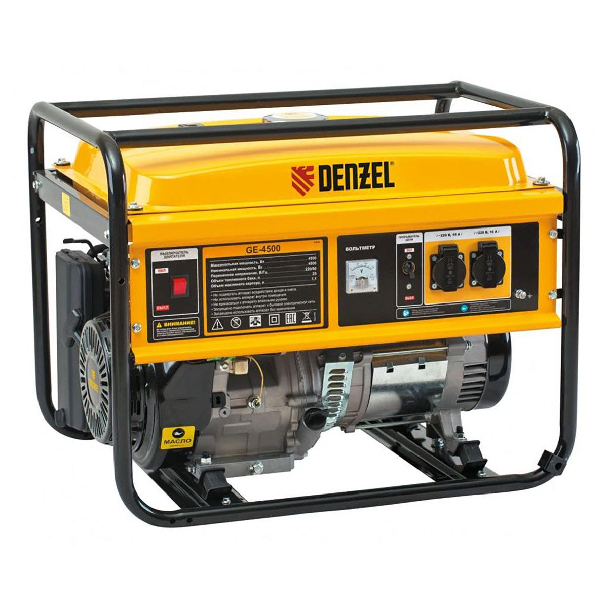 Генератор бензиновый Denzel GE 4500 Генератор бензиновый Denzel GE 4500