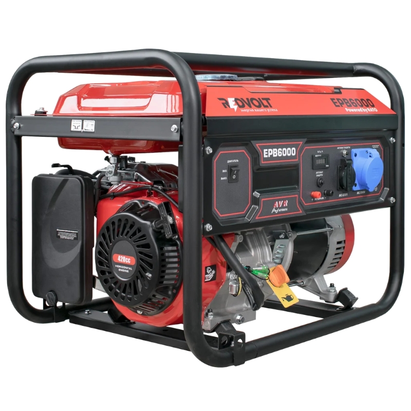 Бензогенератор REDVOLT EPB6000 Бензогенератор REDVOLT EPB6000