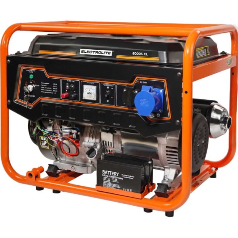 Генератор бензиновый ELECTROLITE 6000S Генератор бензиновый ELECTROLITE 6000S