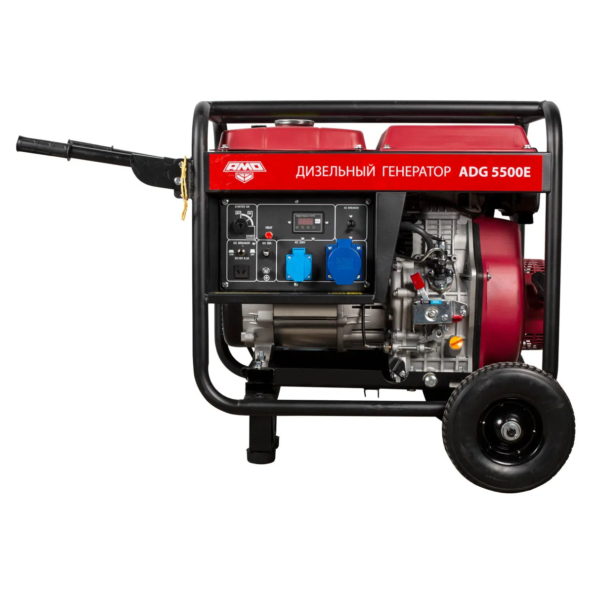 Дизельный генератор AMO ADG 5500E + кожух для генератора 1400SS супер тихий Дизельный генератор AMO ADG 5500E + кожух для генератора 1400SS супер тихий