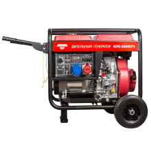 Дизельный генератор AMO ADG 6000EF3 + кожух для генератора 1200-Optimal тихий