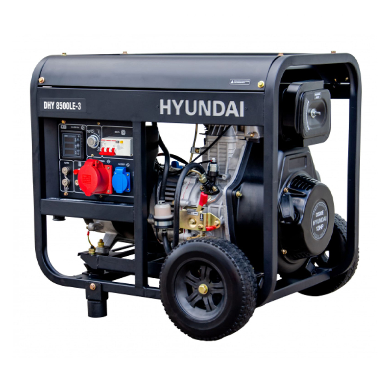 Дизельный генератор Hyundai DHY 8500LE-3