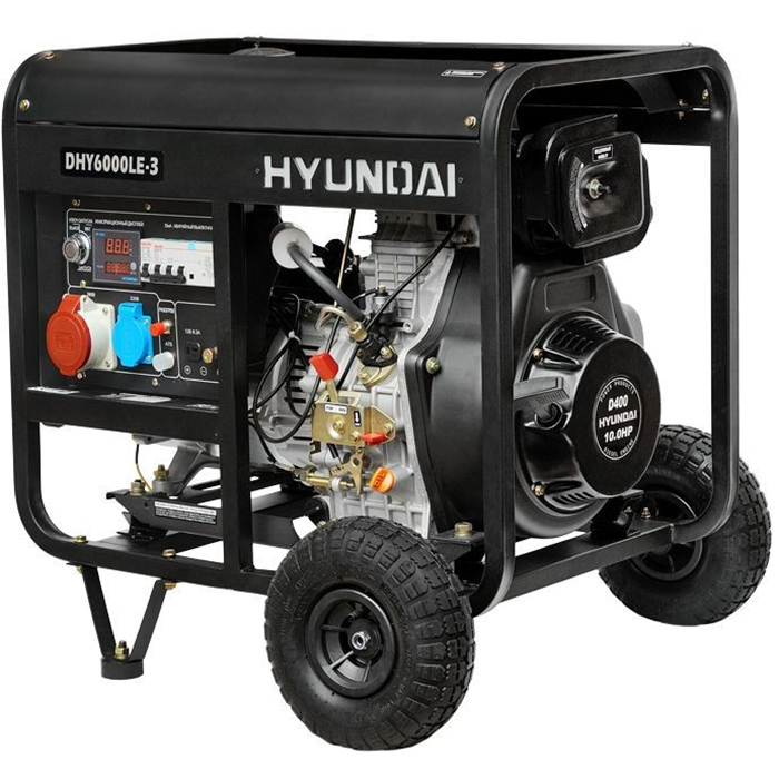 Дизельный генератор HYUNDAI DHY 6000LE-3 Дизельный генератор HYUNDAI DHY 6000LE-3