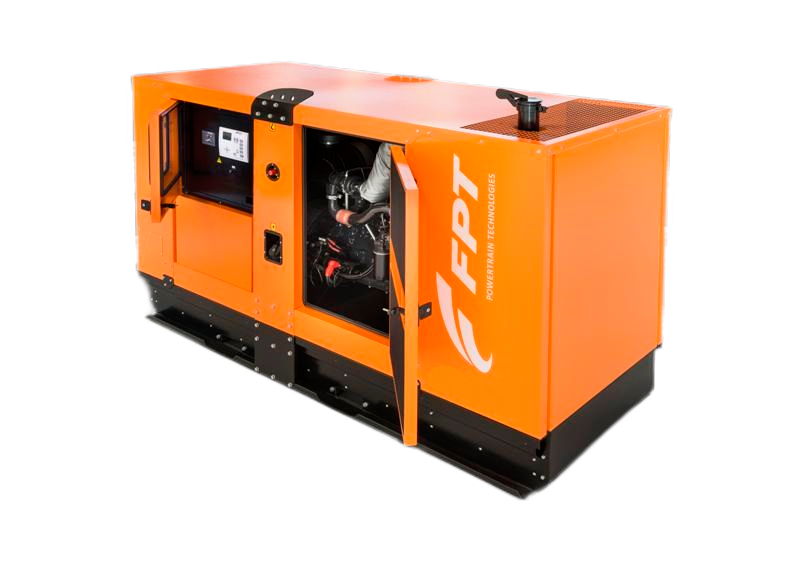 Дизельная электростанция FPT (IVECO) GS NEF50n в шумозащитном кожухе Дизельная электростанция FPT (IVECO) GS NEF50n в шумозащитном кожухе