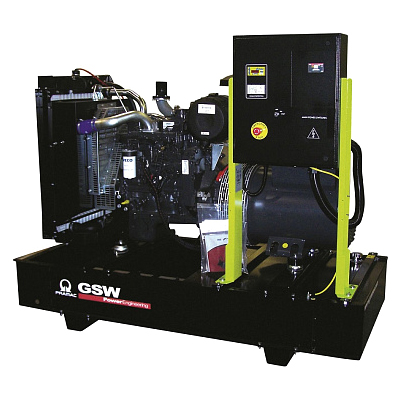Дизельный генератор PRAMAC GSW140I Leroy Somer трехфазный без кожуха