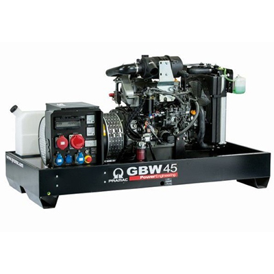 Дизельный генератор PRAMAC GBW45P Mecc Alte однофазный без кожуха Дизельный генератор PRAMAC GBW45P Mecc Alte однофазный без кожуха