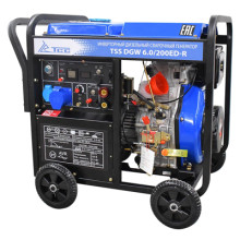 Дизельный сварочный генератор TSS DGW 6.0/200ED-R (инверторный)