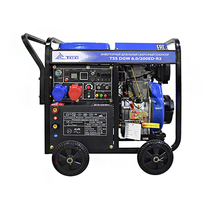 Инверторный дизельный сварочный генератор TSS DGW 6.0/200ED-R3 Инверторный дизельный сварочный генератор TSS DGW 6.0/200ED-R3