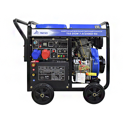 Инверторный дизельный сварочный генератор TSS DGW 7.0/250ED-R3 Инверторный дизельный сварочный генератор TSS DGW 7.0/250ED-R3