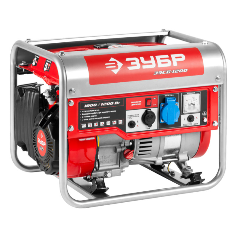 Генератор бензиновый ЗУБР ЗЭСБ-1200 Генератор бензиновый ЗУБР ЗЭСБ-1200