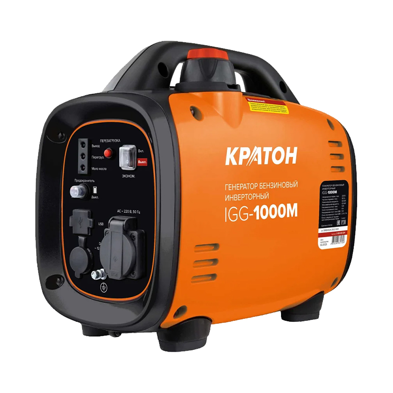 Генератор бензиновый инверторный Кратон IGG-1000M Генератор бензиновый инверторный Кратон IGG-1000M