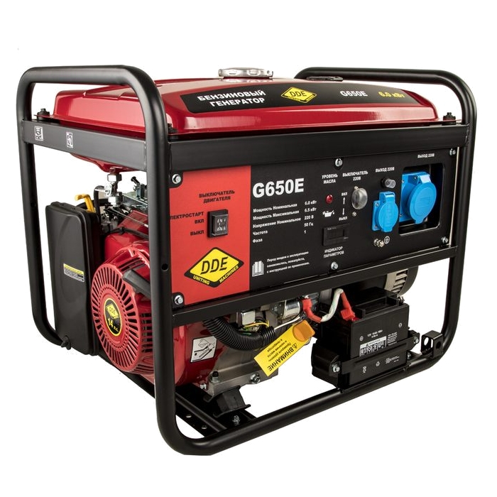 Бензиновый генератор DDE G650Е