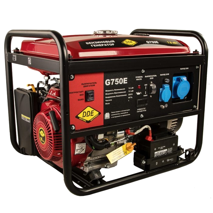 Бензиновый генератор DDE G750E