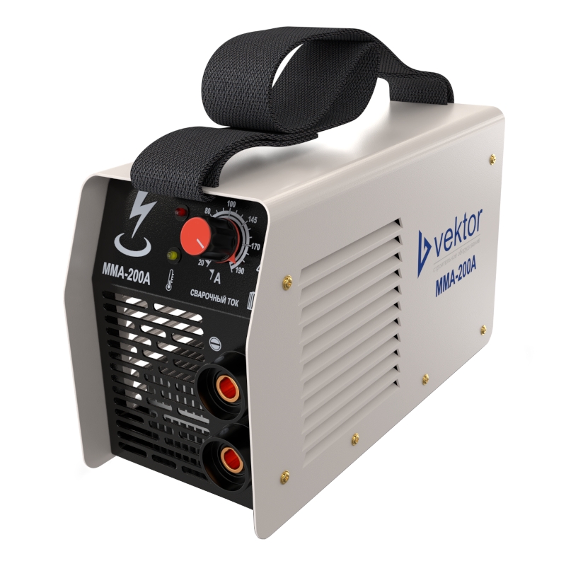 Сварочный инвертор VEKTOR ММА-200А (картонная упаковка)