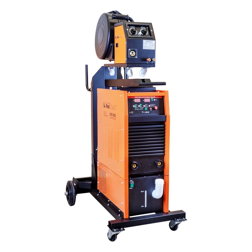 Сварочный полуавтомат FoxWeld UNO MIG 500 DOUBLE PULSE (Источник питания+МП+Тележка+БЖО - 2 упак.) Сварочный полуавтомат FoxWeld UNO MIG 500 DOUBLE PULSE (Источник питания+МП+Тележка+БЖО - 2 упак.)