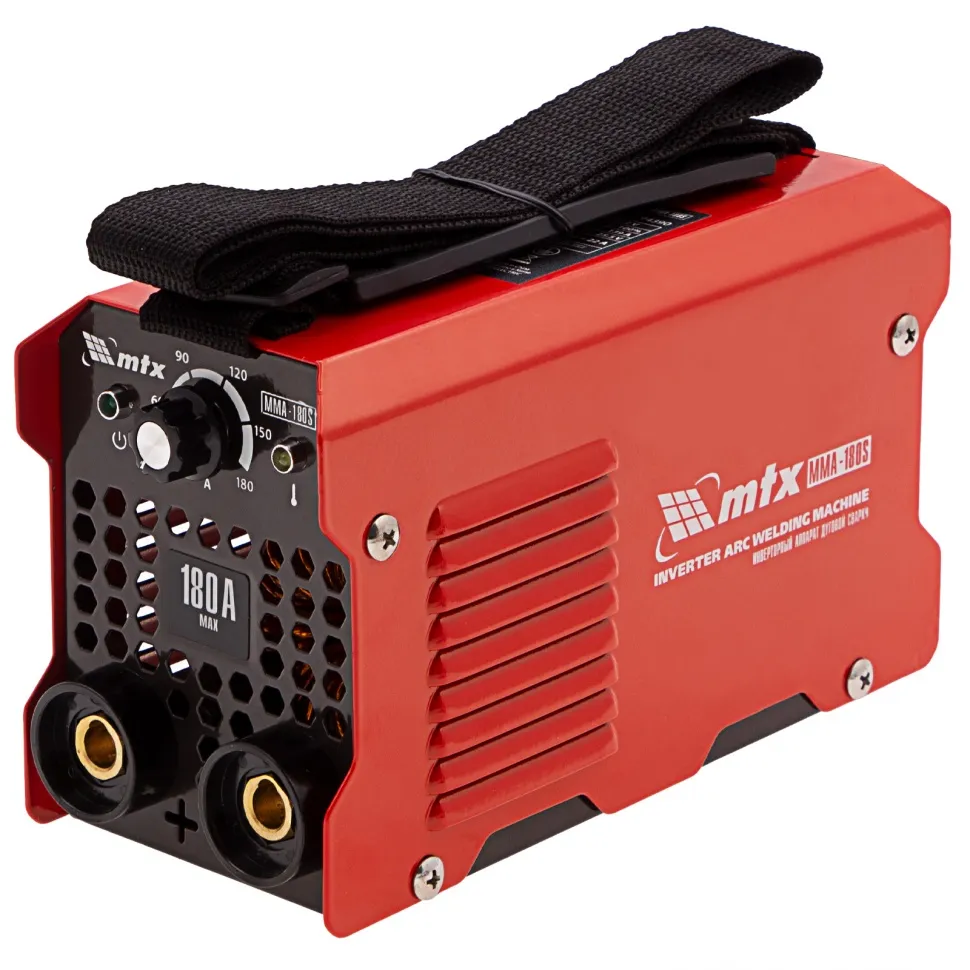 Инверторный аппарат дуговой сварки MTX MMA-180S, 180 А, ПВ60%, диаметр электрода 1,6-4 мм