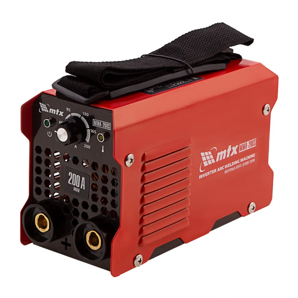 Инверторный аппарат дуговой сварки MTX MMA-200S, 200 А, ПВ60%, диаметр электрода 1,6-5 мм