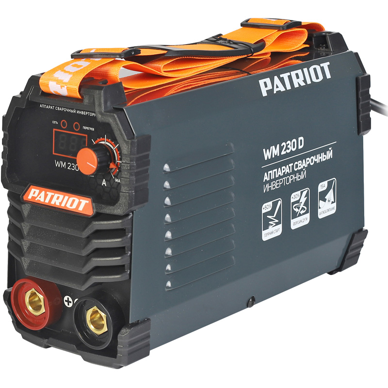 Аппарат сварочный инверторный PATRIOT WM230D MMA Аппарат сварочный инверторный PATRIOT WM230D MMA