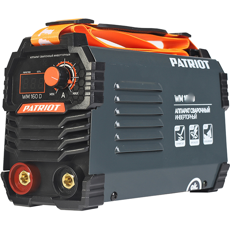 Аппарат сварочный инверторный PATRIOT WM160D MMA Аппарат сварочный инверторный PATRIOT WM160D MMA