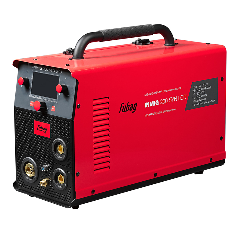 Сварочный полуавтомат FUBAG инвертор INMIG 200 SYN LCD new display +Горелка FB 250 3m (FB 250 Ergo 3 Сварочный полуавтомат FUBAG инвертор INMIG 200 SYN LCD new display +Горелка FB 250 3m (FB 250 Ergo 3