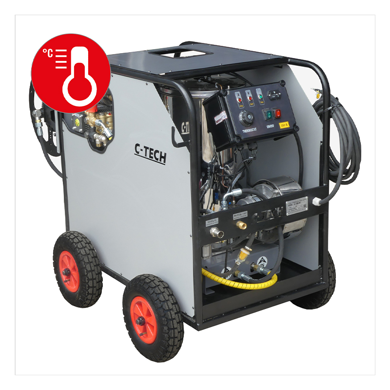 Аппарат высокого давления C-TECH с нагревом воды, 200 бар, 15л/мин, 5,5кВт Аппарат высокого давления C-TECH с нагревом воды, 200 бар, 15л/мин, 5,5кВт