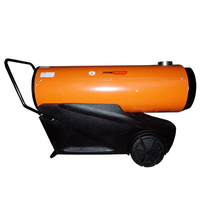 Калорифер дизельный Профтепло ДН-52НР апельсин с дисплеем (непрямой нагрев, пластиковый бак)