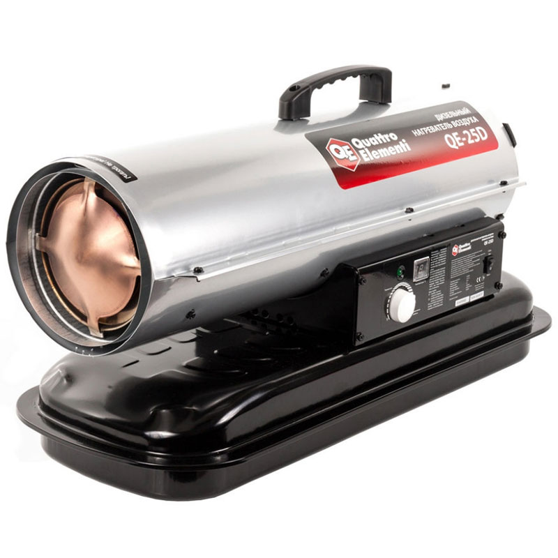 Дизельная тепловая пушка прямого нагрева Quattro Elementi QE-25D Дизельная тепловая пушка прямого нагрева Quattro Elementi QE-25D