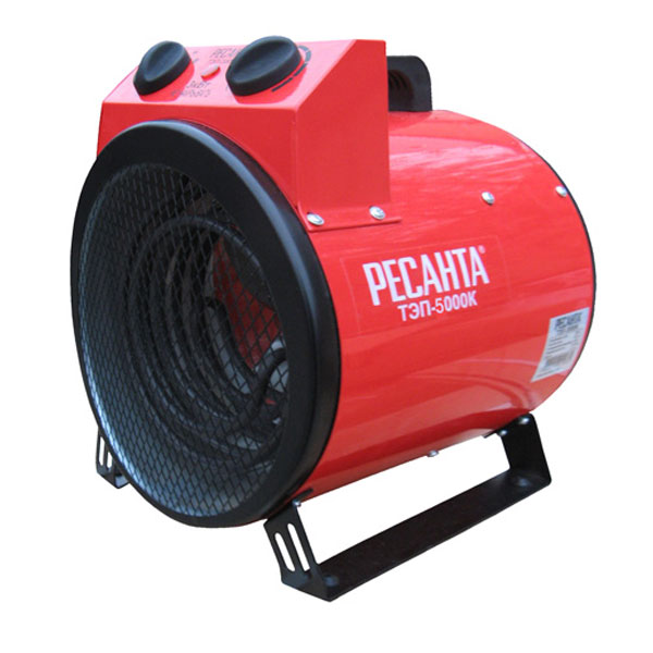 Электрическая тепловая пушка Ресанта ТЭП-5000К (круглая) Электрическая тепловая пушка Ресанта ТЭП-5000К (круглая)