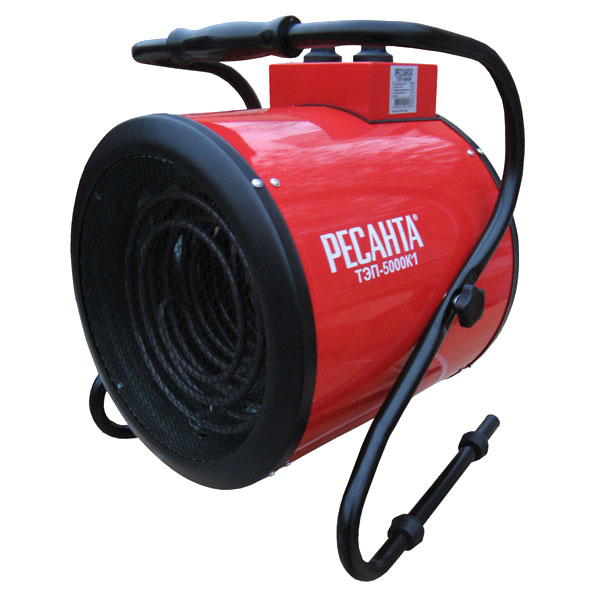 Электрическая тепловая пушка Ресанта ТЭП-5000К1 (круглая) Электрическая тепловая пушка Ресанта ТЭП-5000К1 (круглая)