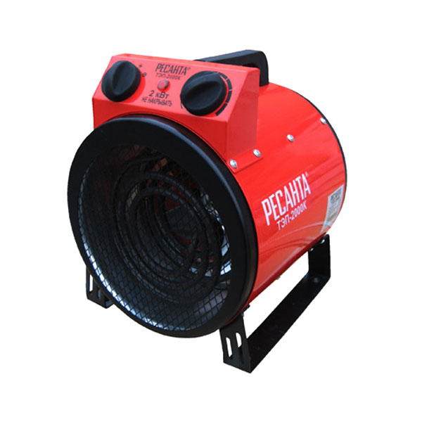 Электрическая тепловая пушка Ресанта ТЭП-2000К (круглая) Электрическая тепловая пушка Ресанта ТЭП-2000К (круглая)