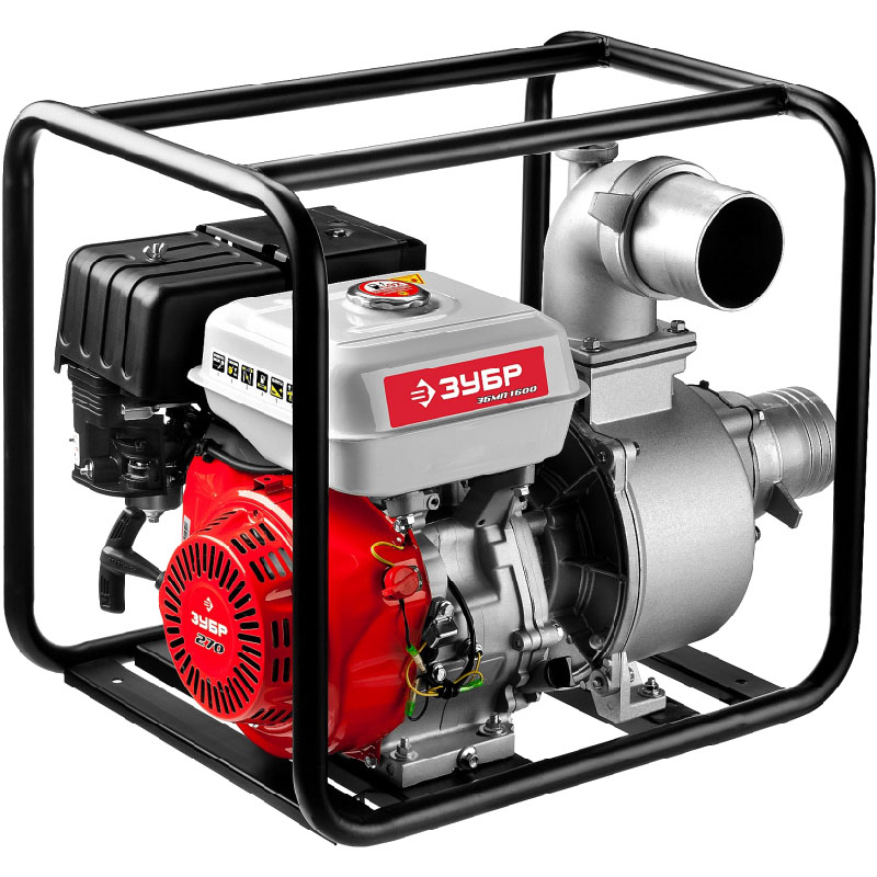 Мотопомпа бензиновая ЗУБР ЗБМП-1600 Мотопомпа бензиновая ЗУБР ЗБМП-1600