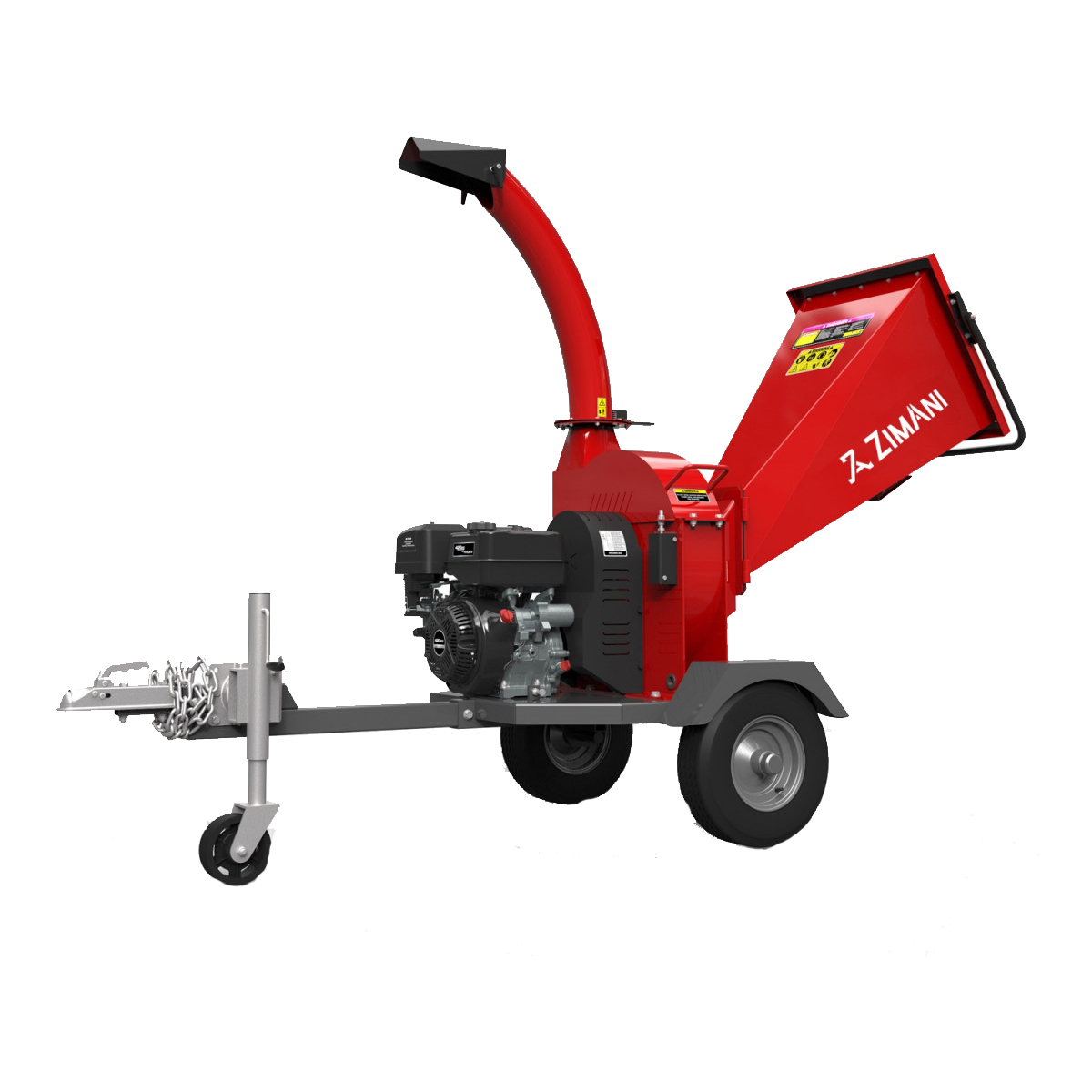 Измельчитель веток бензиновый ZIMANI LS100D (11кВт/12л.с;420см3;Dветок 120 мм;дисковый)
