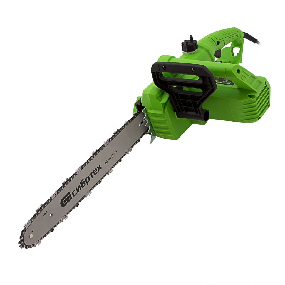 Пила цепная электрическая СИБРТЕХ ПЦЭ-2200П с поперечным двигателем, 2.2 кВт, 16 (40 см) Пила цепная электрическая СИБРТЕХ ПЦЭ-2200П с поперечным двигателем, 2.2 кВт, 16 (40 см)
