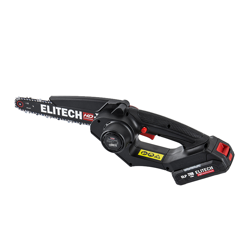 Пила цепная аккумуляторная Elitech CS 2008BLK (E1611.016.00) Пила цепная аккумуляторная Elitech CS 2008BLK (E1611.016.00)