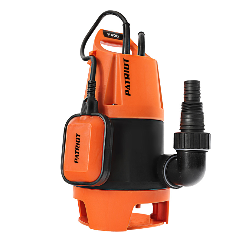 Дренажный насос для грязной воды PATRIOT F 400, 400Вт
