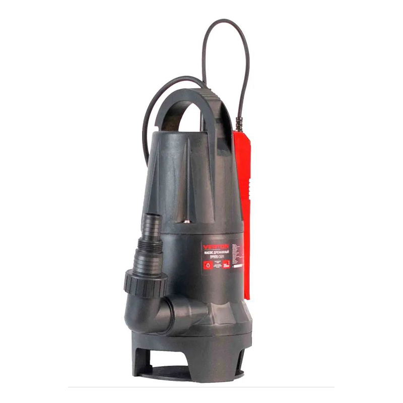 Дренажный насос для грязной воды Verton AQUA DP900/35PI(900Вт,Hmax-8м,250 л/мин,d.ч 35,пластик.корпу Дренажный насос для грязной воды Verton AQUA DP900/35PI(900Вт,Hmax-8м,250 л/мин,d.ч 35,пластик.корпу