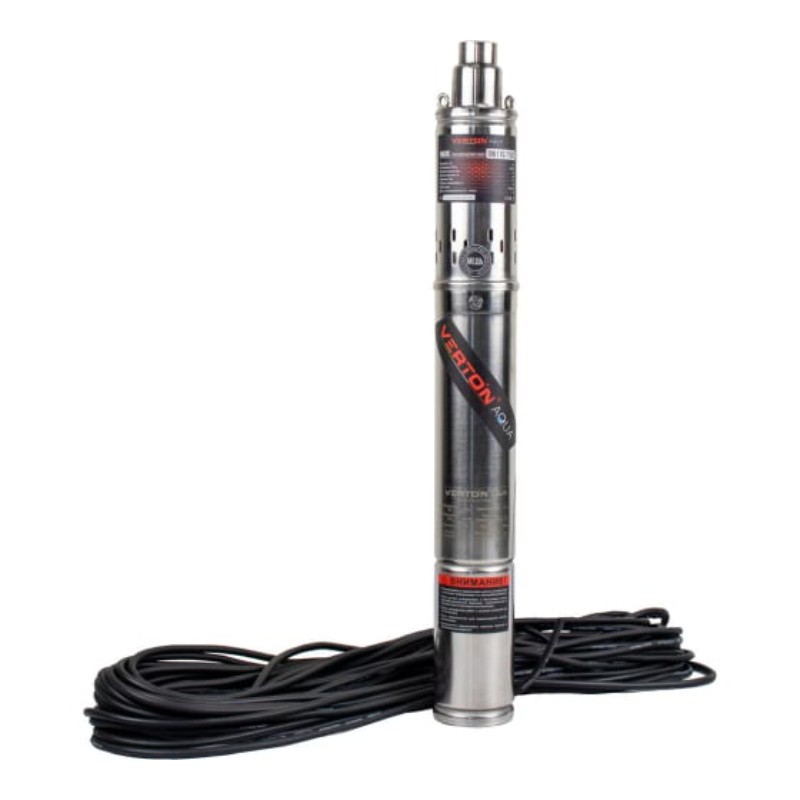 Скважинный винтовой насос Verton DW70/370S (370Вт,Qmax 30л/мин,Hmax 70м,d насоса 76мм, верх.забор) Скважинный винтовой насос Verton DW70/370S (370Вт,Qmax 30л/мин,Hmax 70м,d насоса 76мм, верх.забор)