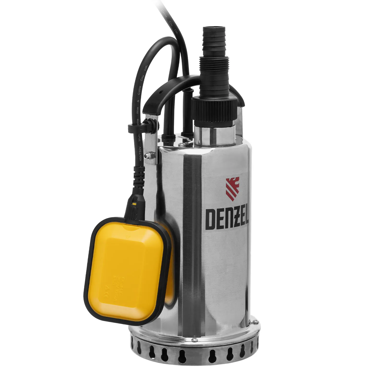 Дренажный насос Denzel DP600X, 600 Вт, подъем 7.5 м, 8500 л/ч