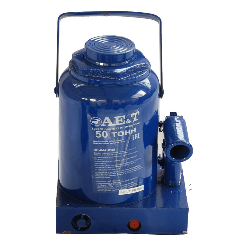 Домкрат бутылочный T20250 AE&T 50т Домкрат бутылочный T20250 AE&T 50т