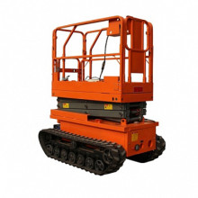 Подъемник ножничный передвижной самоходный TOR GTJZ0608LD гусенечный 450 кг 6,0 м (автономный)