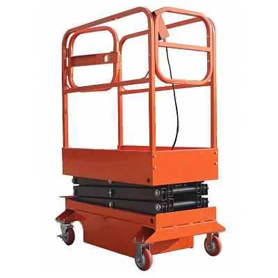 Подъемник ножничный передвижной полуэлектрический TOR GTJY 500 кг 6 м (от сети)