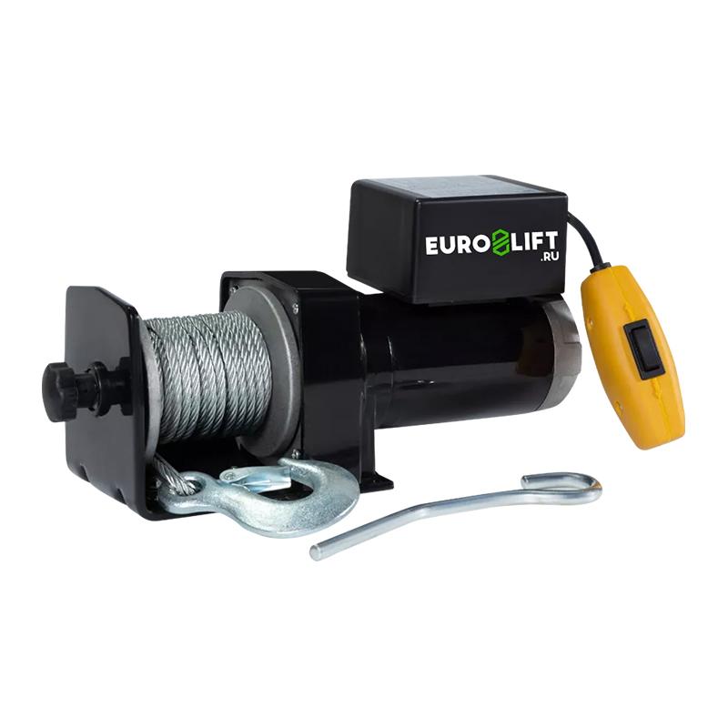 Лебедка автомобильная электрическая EURO-LIFT KDJ-2000Н (200-D)12V Лебедка автомобильная электрическая EURO-LIFT KDJ-2000Н (200-D)12V