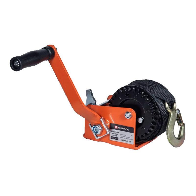 Лебедка ручная барабанная СибТаль LRB 800 кг лента 10 м Лебедка ручная барабанная СибТаль LRB 800 кг лента 10 м