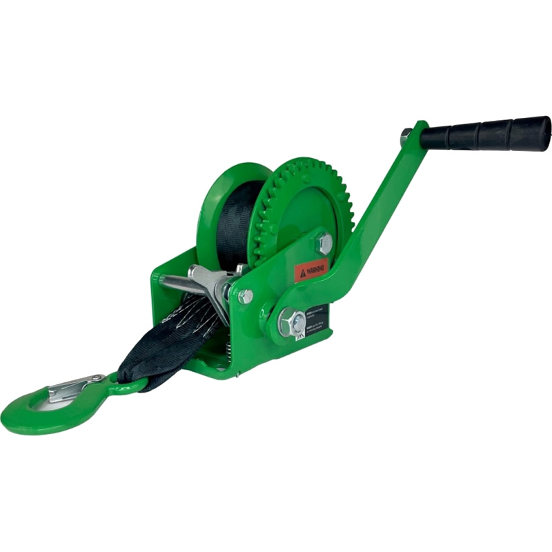 Лебедка ручная барабанная HITCH HW500 (лента) Лебедка ручная барабанная HITCH HW500 (лента)