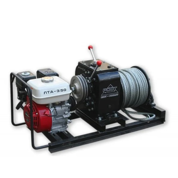 Лебедка тяговая автономная РОСТ ЛТА-3/50 Лебедка тяговая автономная РОСТ ЛТА-3/50