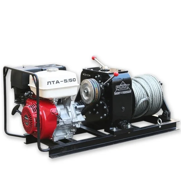 Лебедка бензиновая РОСТ ЛТА-5/50