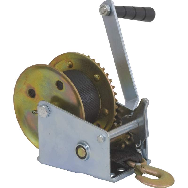 Лебедка ручная барабанная Калибр ЛБ-540Р с лентой Лебедка ручная барабанная Калибр ЛБ-540Р с лентой