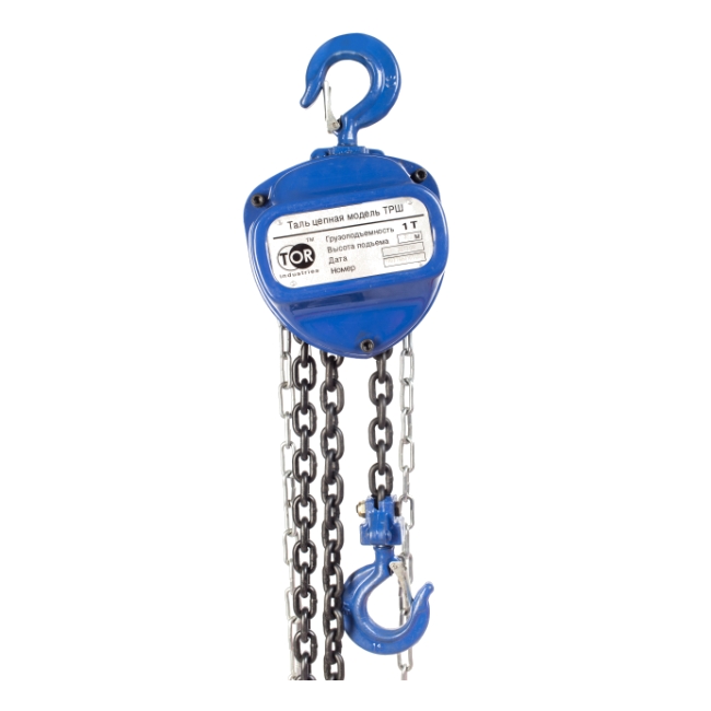 Таль ручная шестеренная TOR ТРШ (C) 1т 12 м (G)