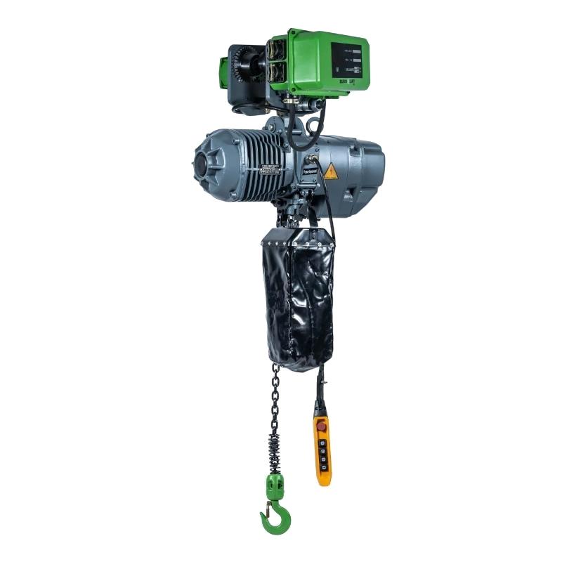 Таль цепная электрическая EURO-LIFT 1,0т 9м (ск. передв. 21м/мин, пульт 6кн.)